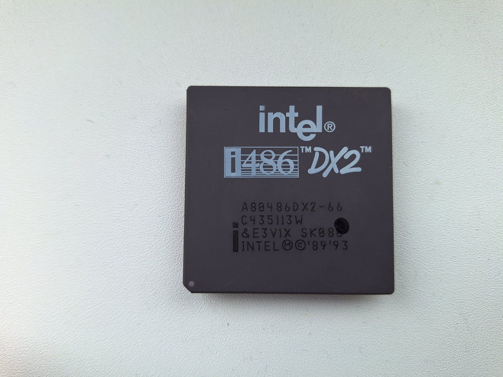 Intel A80486DX2-66 very rare SK080 factory remarked DX4-100 vintage CPU GOLD