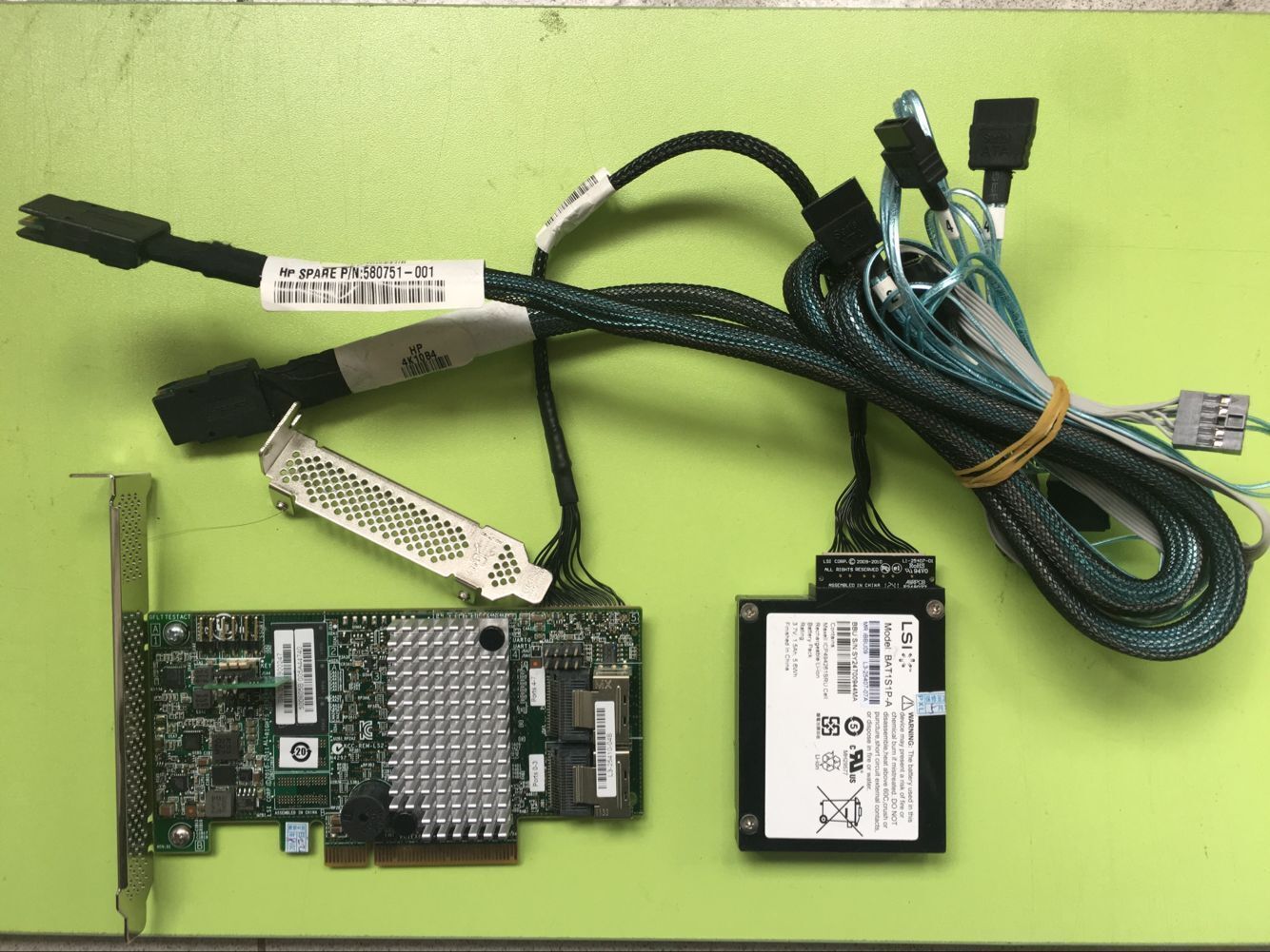 LSI 9267-8i 6Gb RAID0/1/5/6/10 512MB 8Port SAS Controller Card+8087 SATA+Battery