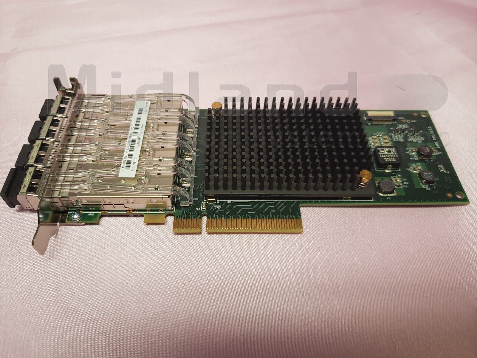 IBM EN16 PCIe3 (x8) 4-Port 10GbE SR Adapter (LPX) p series i series