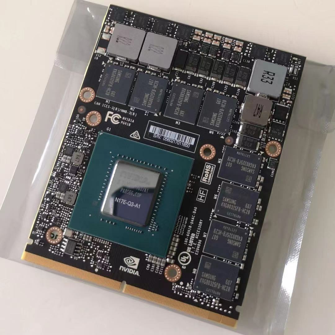 8G NVIDIA P4000 Quadro MXM GPU Card N17E-Q3 for M7710 M7720 Zbook17 G3 G4 DELL