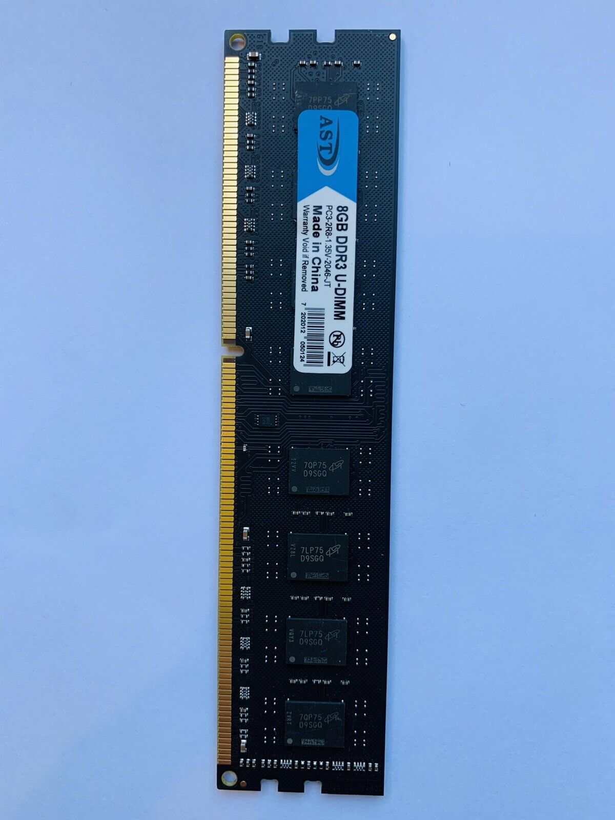 AST 8GB DDR3 U-DIMM. Desktop Memory