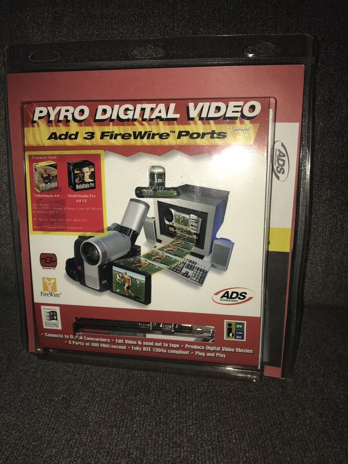 Pyro Digital Video Transfer 1394DV Create Exciting Videos in Just Minutes New