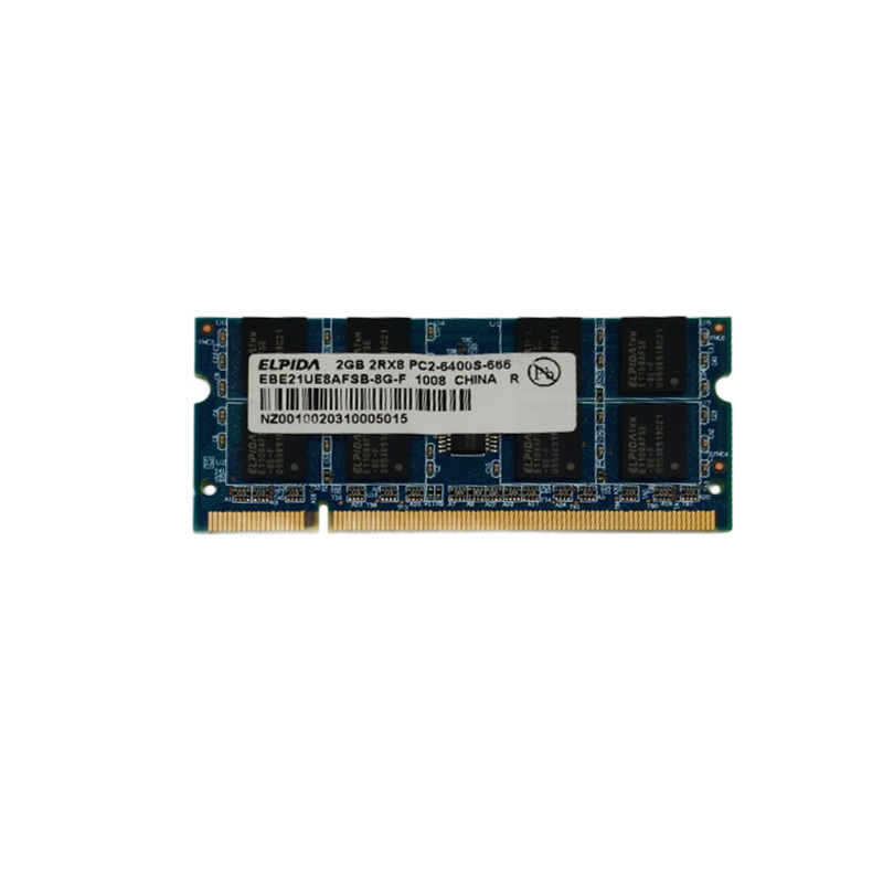 ELPIDA 2GB 2RX8 PC2-6400S-666 EBE21UE8AFSB-8G-F Laptop Ram Memory