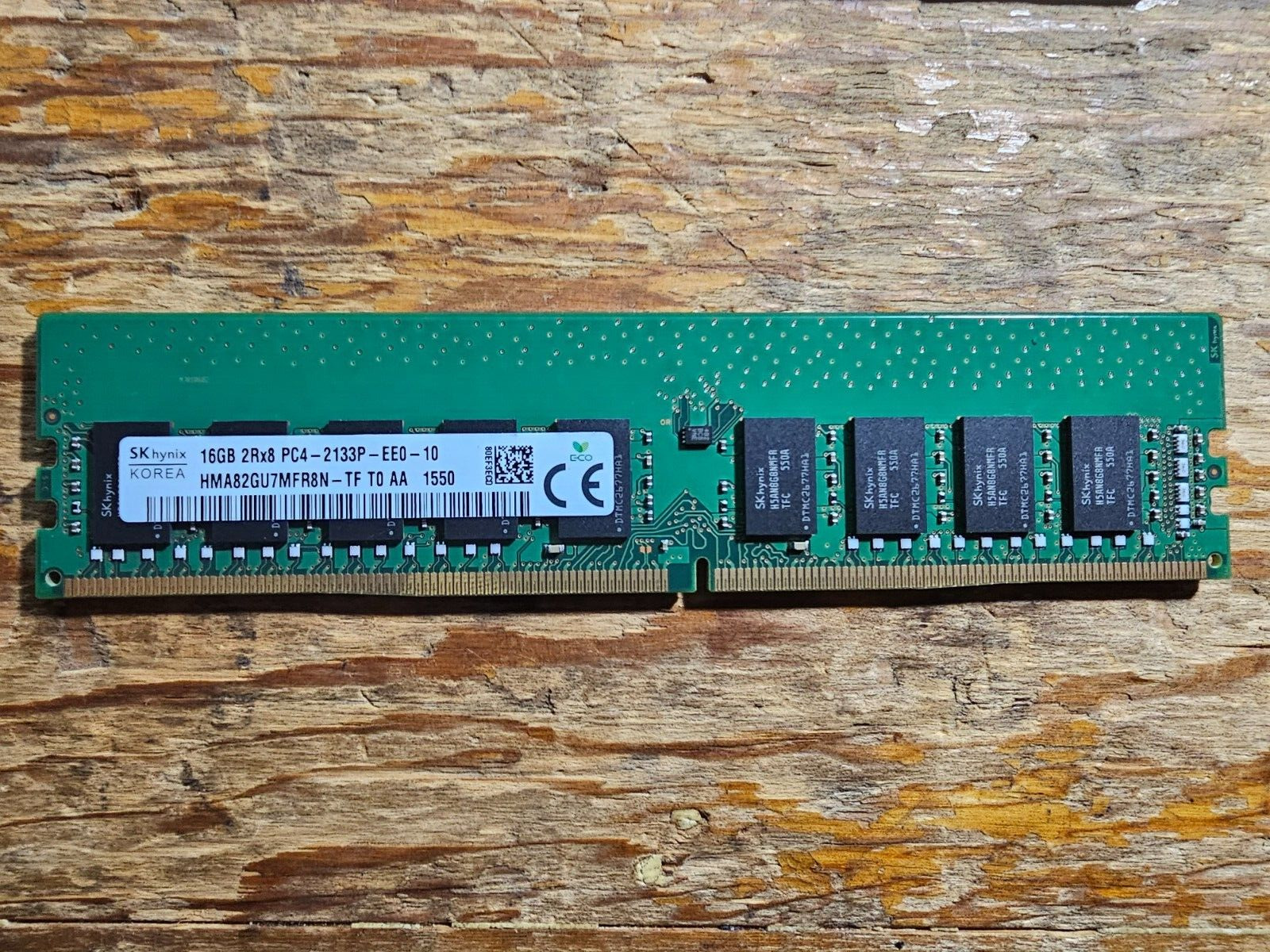 SK Hynix 16GB 2Rx8 PC4 (DDR4) 2133P-EE0-10 HMA82GU7MFR8N-TF T0 AA 1550