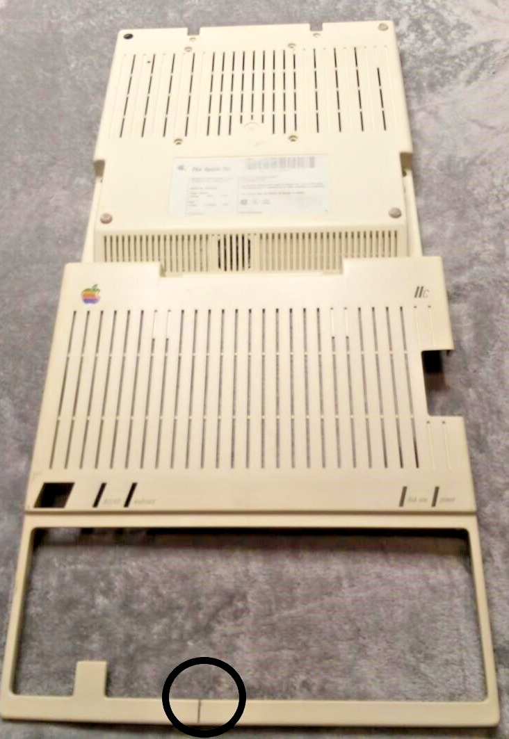 Apple II C Case/ RF Shielding & Speaker