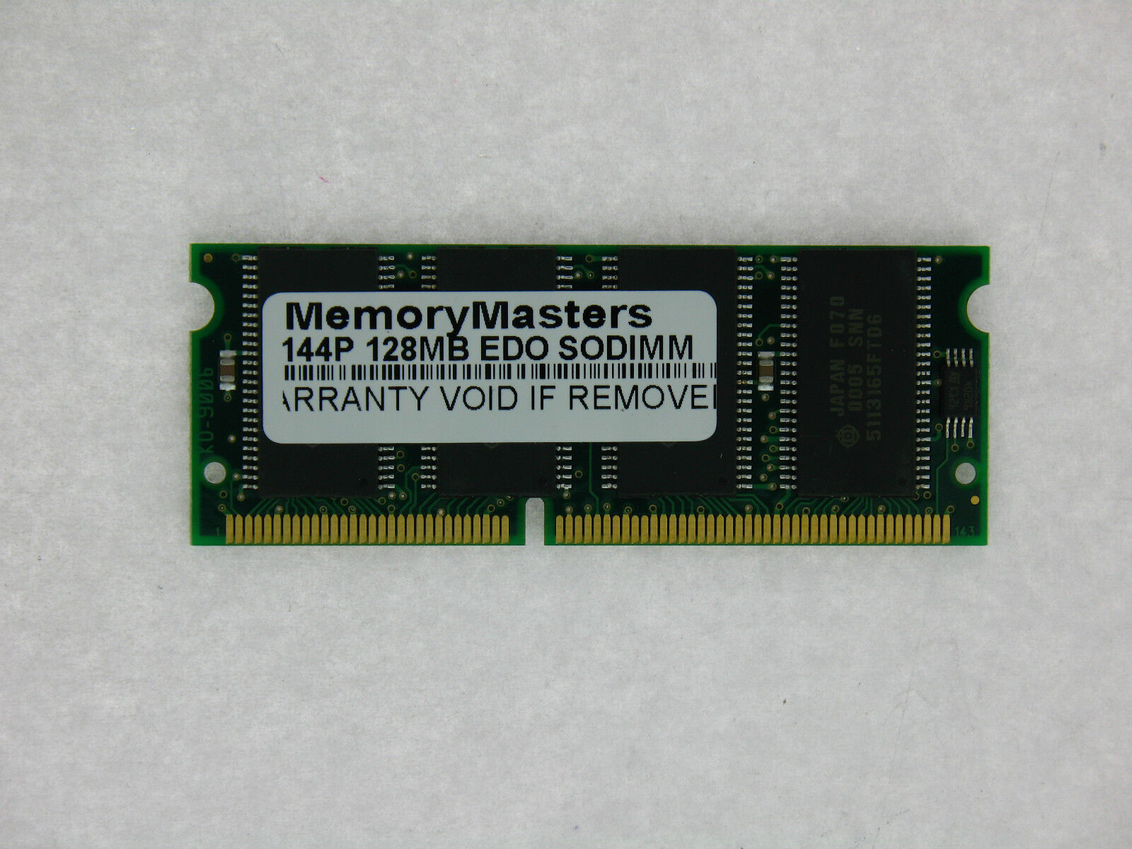 128MB EDO MEMORY RAM NON-PARITY 60NS SODIMM 144-PIN