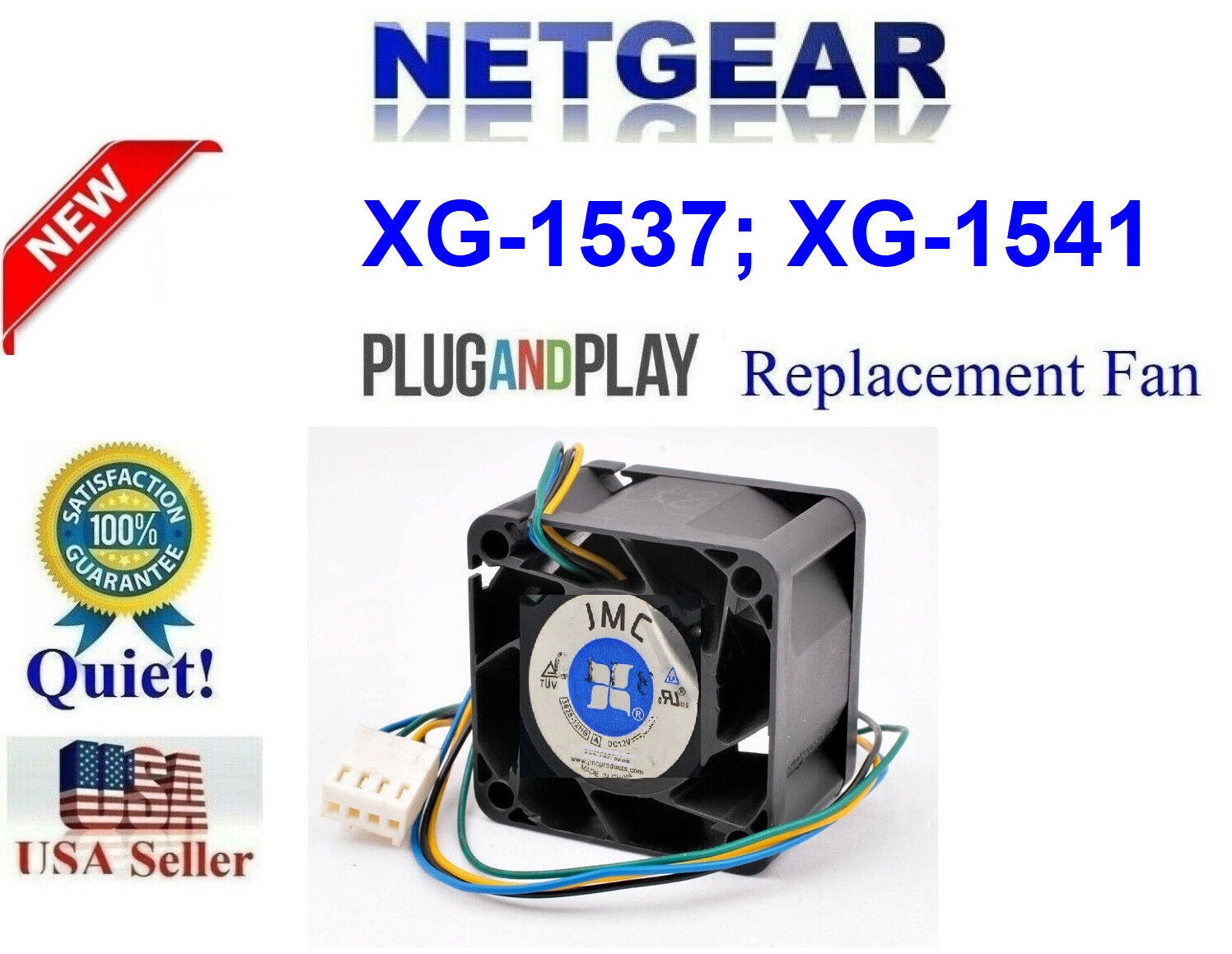 1x Quiet Version Replacement Fan for Netgate XG-1537; XG-1541 SECURITY GATEWAY