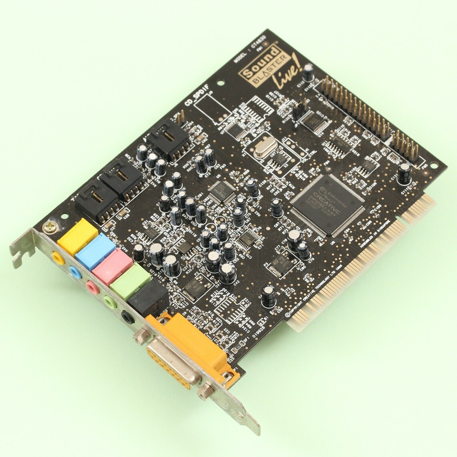Creative Sound Blaster Live Value PCI Sound Card CT4830 + Driver CD for Win98SE