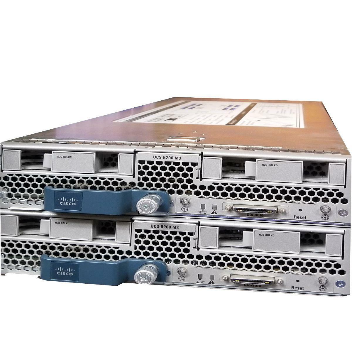 Cisco UCS B200 M3 V06 Blade Server Dual Xeon E5-2680 2.8GHz 256GB NO HDD