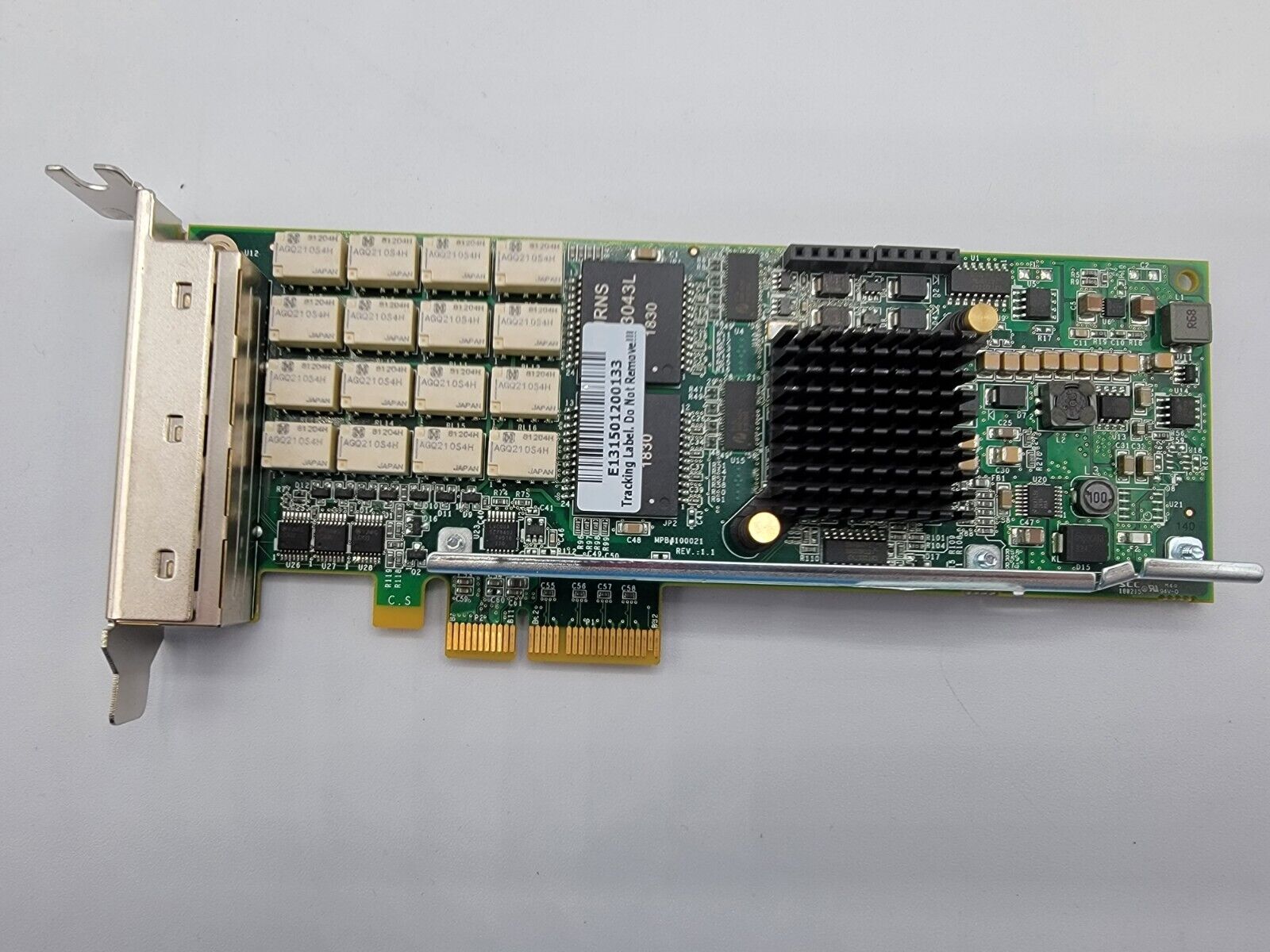 Dell 0KM7WN Silicom Quad Port PCIE PE2G4BPI35LA-SD-SP Low Profile Adapter Card