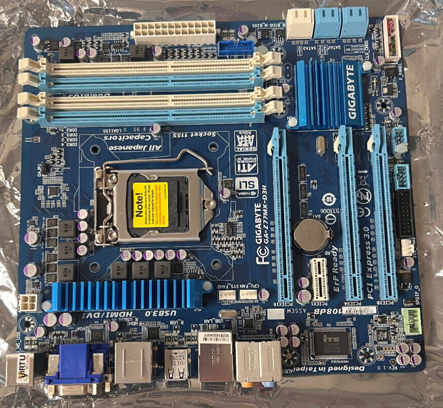 Gigabyte Technology GA-Z77M-D3H-MVP LGA 1155, Intel Motherboard