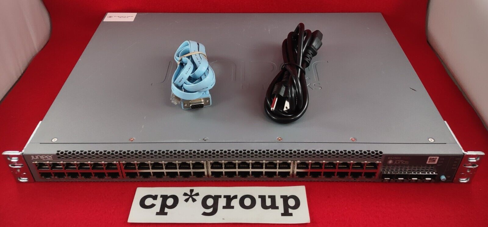 Juniper 48-Port GbE PoE+ & 4-Port 10GB SFP+ Managed Network Switch EX2300-48P
