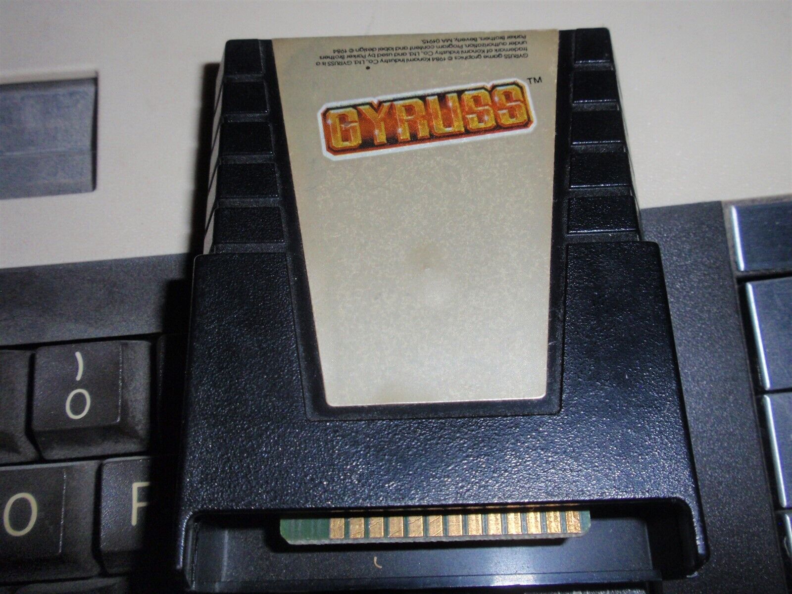Gyruss Game Cartridge for Atari 8-bit Computers 400/800/800XL 1984 Parker Bros.
