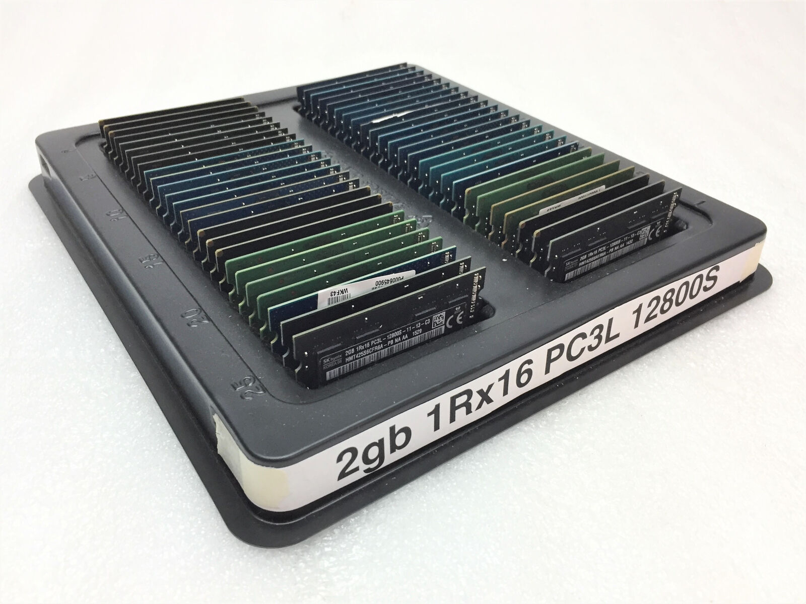 Lot of 50 RAM SO-DIMM Laptop Memory Mixed Brand 2GB 1Rx16 PC3L-12800S non-ECC