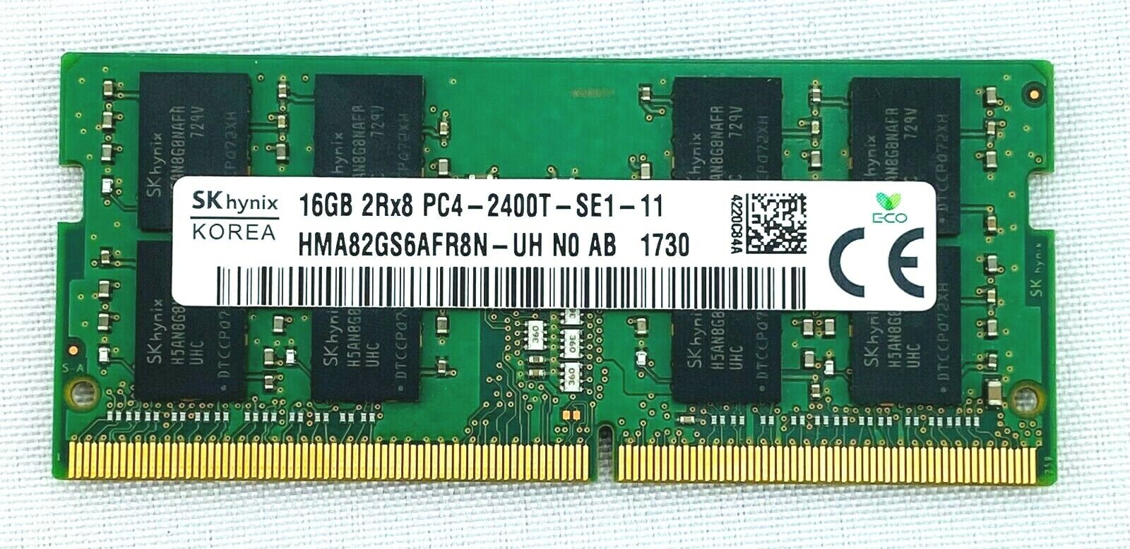 Hynix 16GB 2Rx8 PC4-2400T SODIMM Laptop RAM Memory HMA82GS6AFR8N-UH DDR4-2400