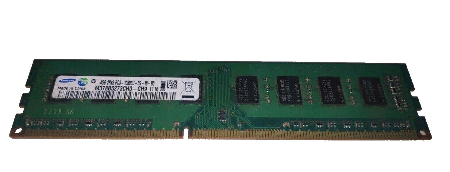 Samsung M378B5273CH0-CH9 4GB PC3-10600U-09-10-B0 DDR3-1333MHz PC Memory DIMM RAM
