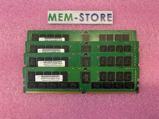 128GB (32GB x 4) 2933MHz DDR4 PC4-23400 RDIMM Memory for Mac Pro 2019 - Current