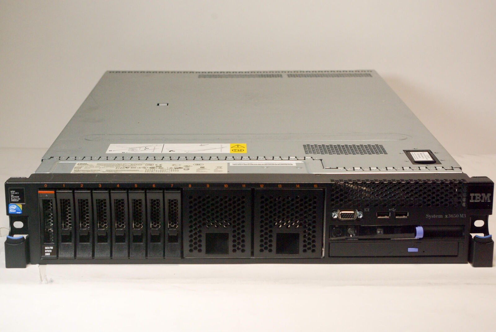 IBM System x3650M3 Server Dual E5640 4 Core 2.67GHZ 96GB DDR3 1x 250GB SATA