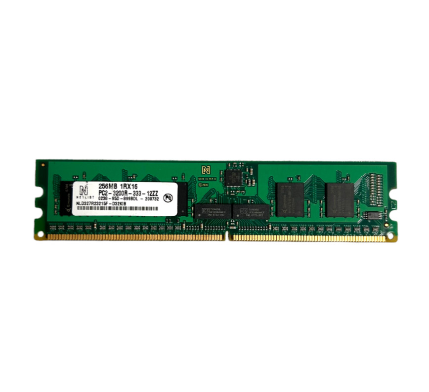 Netlist Dell PC2-3200R-333-12ZZ 1RX16 Server Memory RAM New No Box (LOT OF 9)