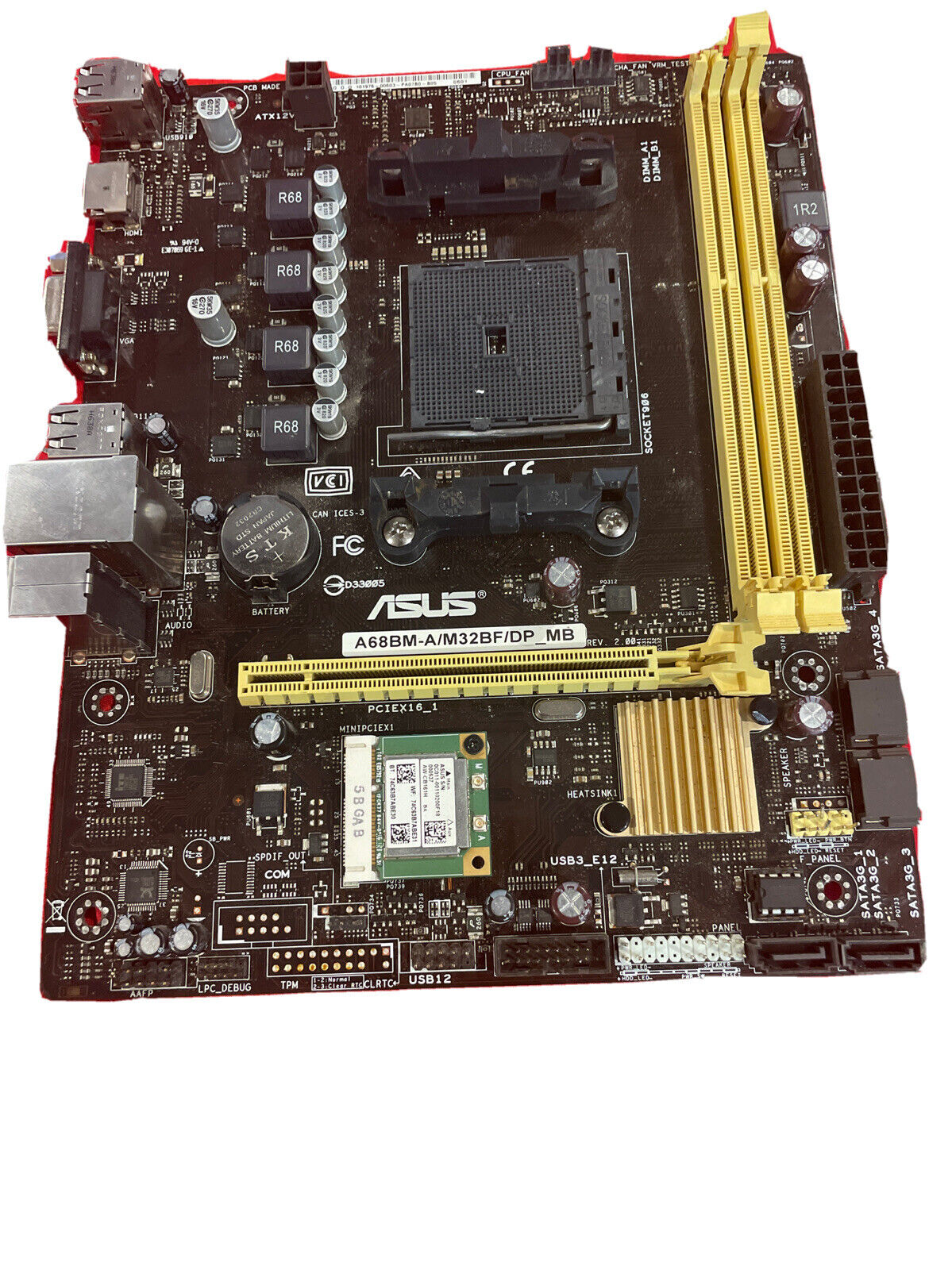 Asus M32BF AMD Desktop Motherboard FM2b 90PA0600-M0XBN0