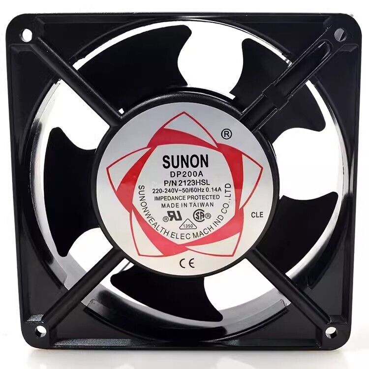 SUNON DP200A 2123XSL 12038 220V-240V 0.14A 12CM Cooling Fan