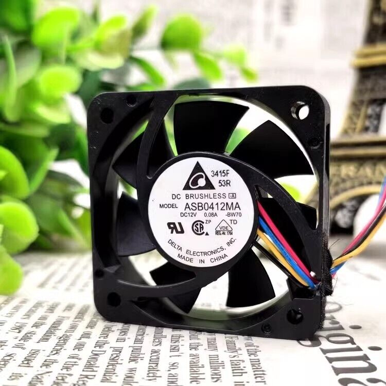 Delta ASB0412MA 12V 0.08A 4010 4CM 4-Wire Cooling Fan