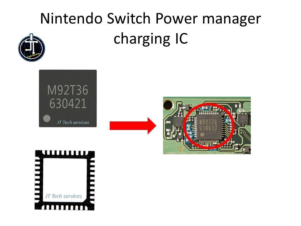Nintendo Switch M92T36  Power Manager Charging Control IC (Chip OEM)