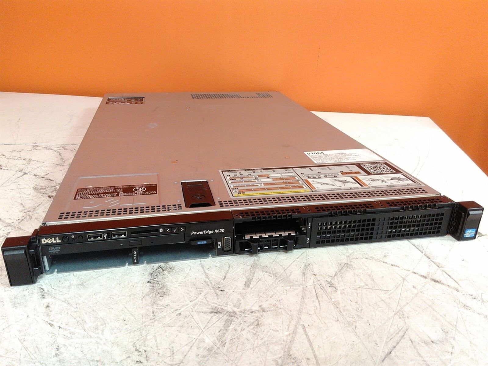 Dell PowerEdge R620 Server 2x Xeon E5-2670 8 Core 2.6GHz 32GB 0HD H310 4 Bay 