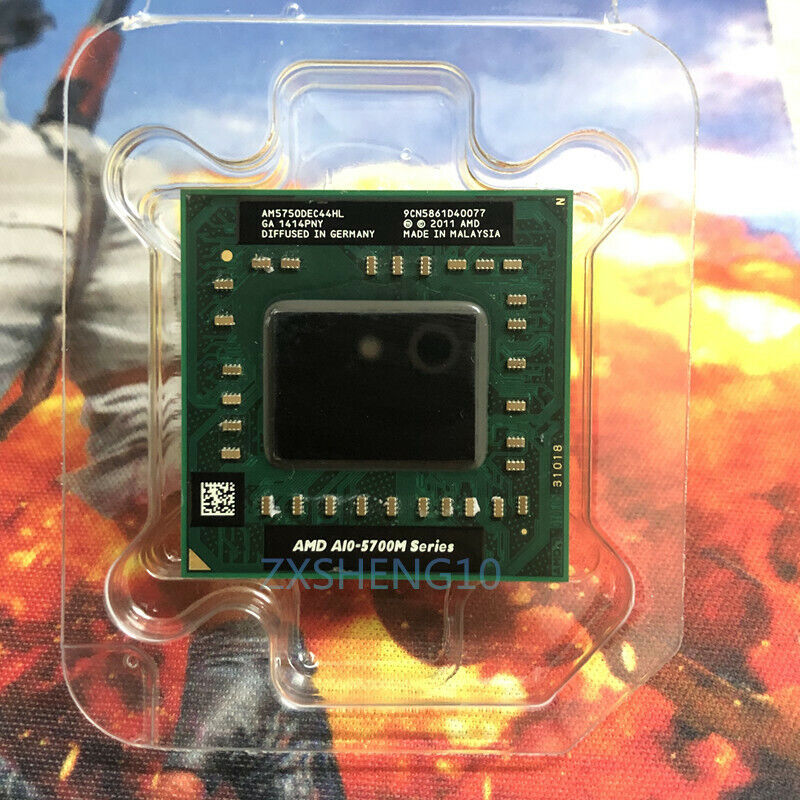 AMD A10-5750M CPU A10-Series Quad-Core 2.5GHz 4M Socket FS1 Processor
