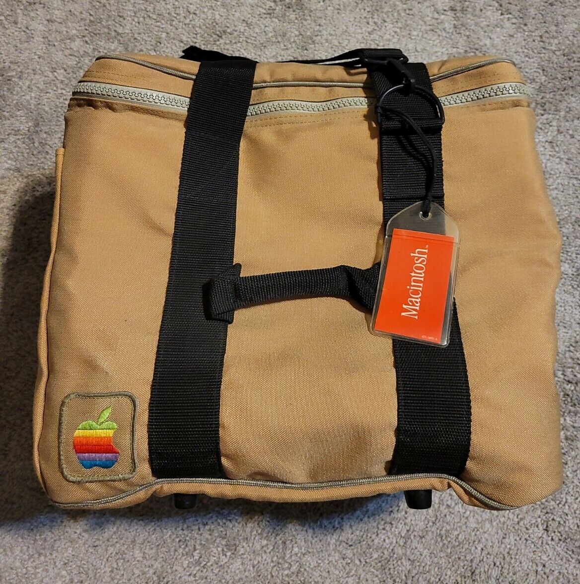 Vintage Apple Macintosh Computer Travel Bag Tote Carry Case with strap