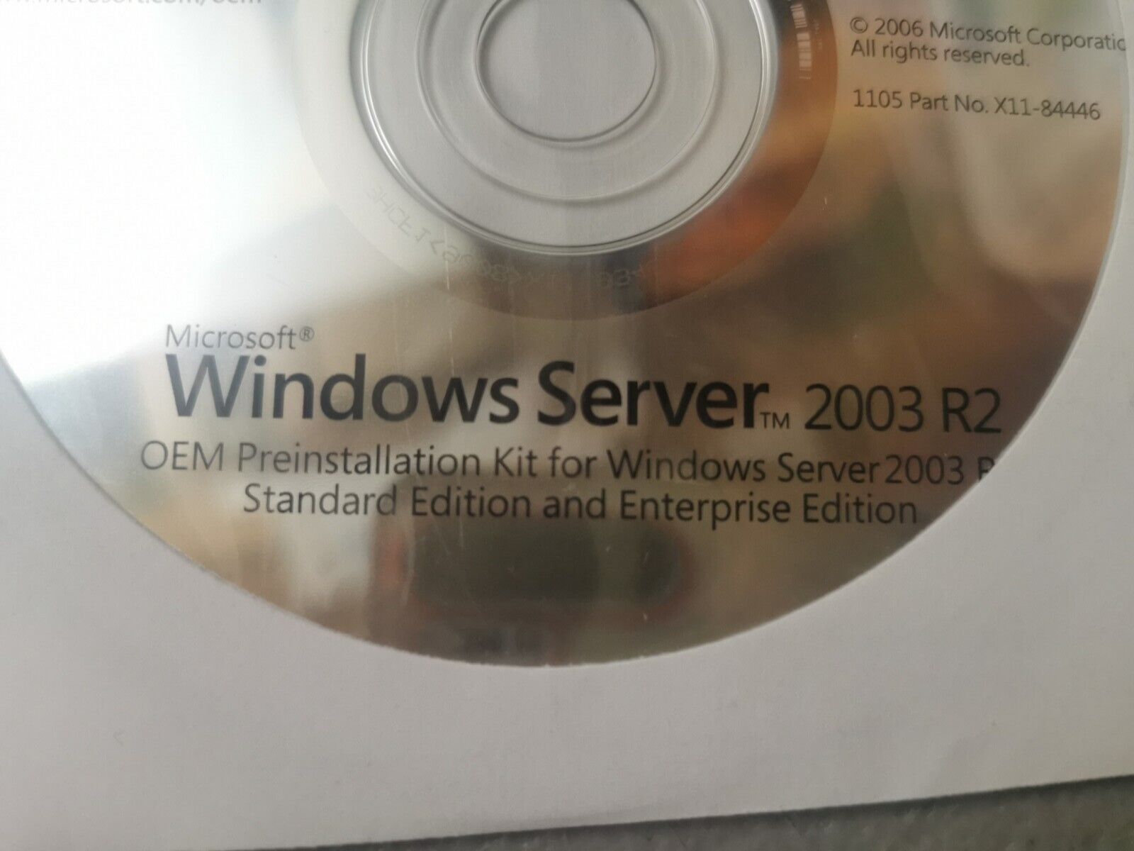 windows server 2003 r2 standard and enterprise x11-84446 reinstall disc