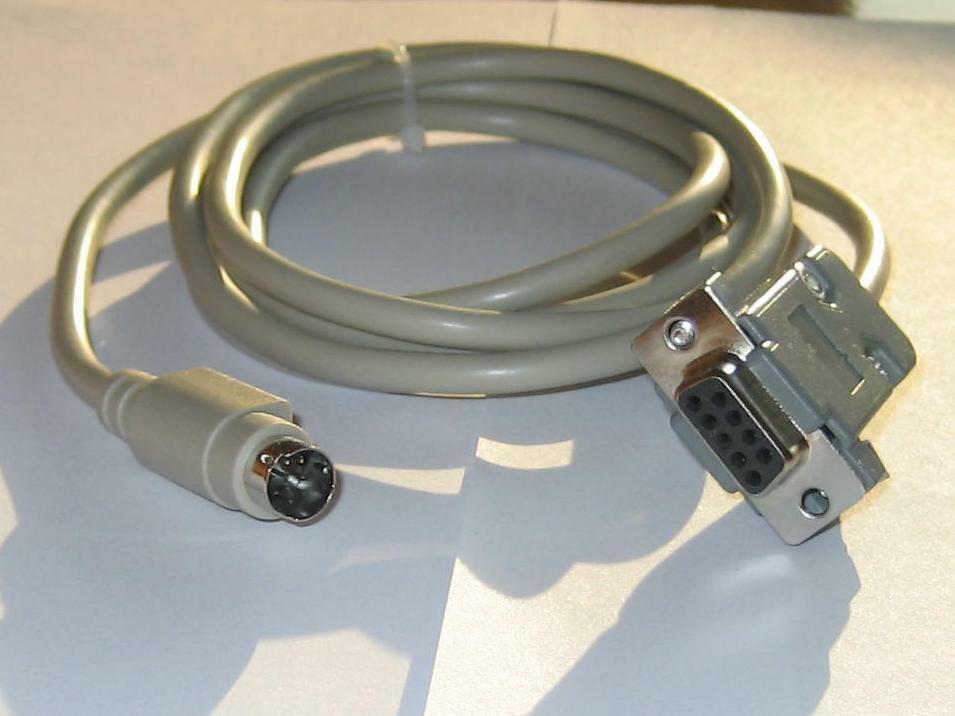 50ft VISCA PTZ Camera Control Cable Sony EVI/BRC/SRG Series RS232 8 Pin Mini DIN