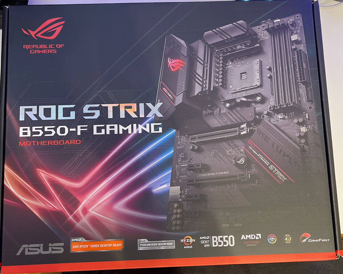 Asus ROG Strix B550-F GAMING Desktop Motherboard - AMD Chipset - Socket AM4 - AT