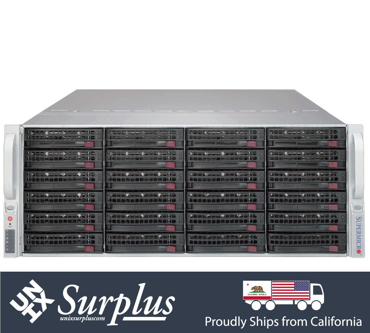 Supermicro CSE-847BE1C-R1K28LPB 4U 36Bay Server Chassis 2x 1280W BPN-SAS3-846EL1