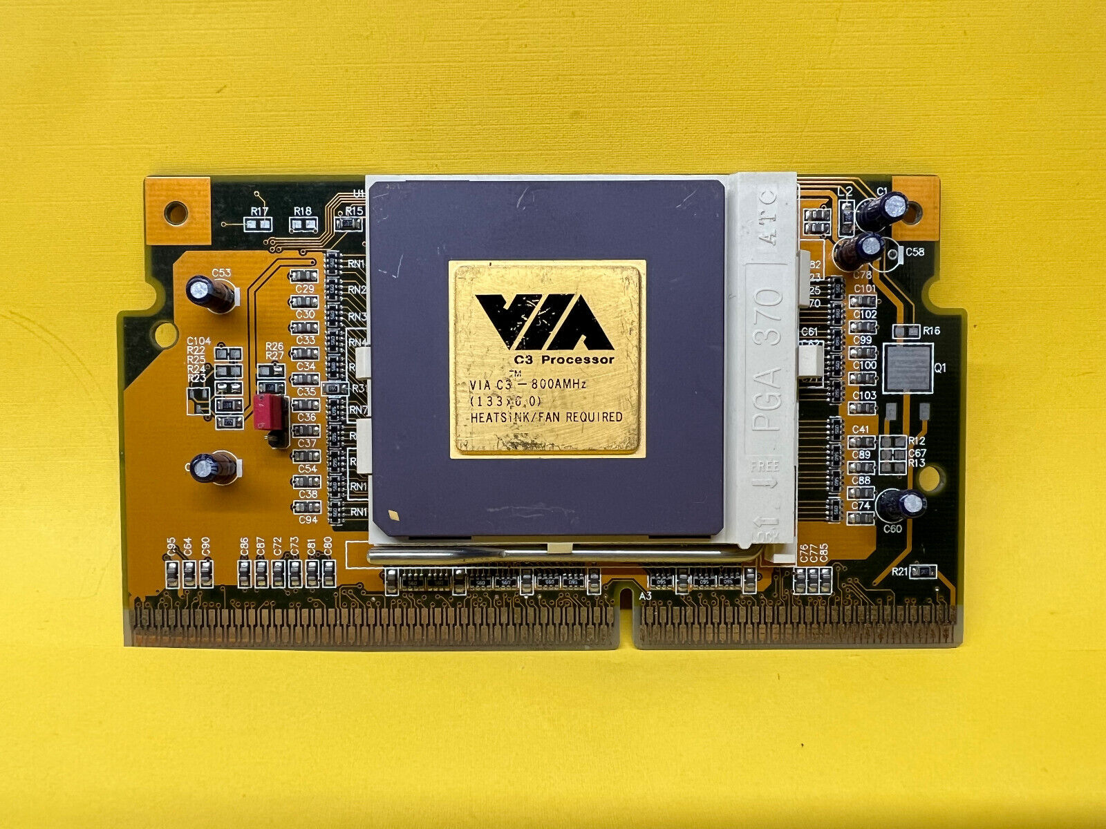 Adapter Card Socket 370 to Slot 1 with Via 800MHz CPU 