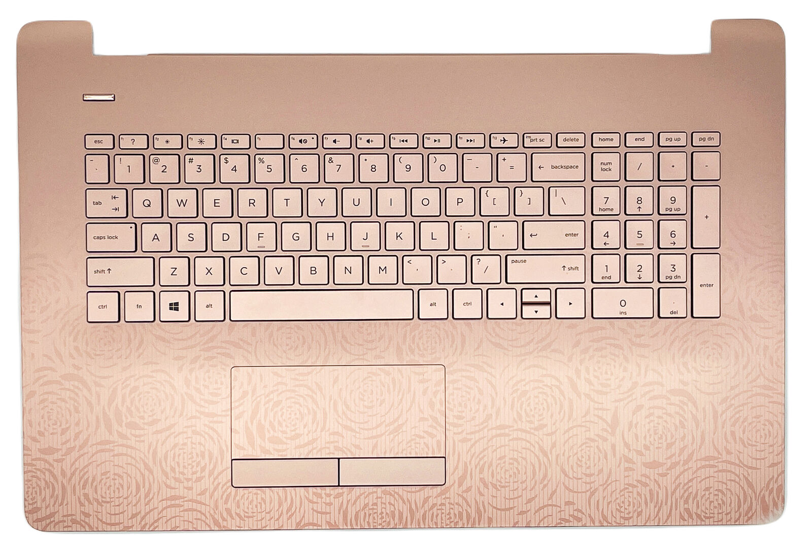 GENUINE HP 17T-BR000 PALMREST WITH KEYBOARD CHAMPAGNE ROSE - 926559-001 NEW