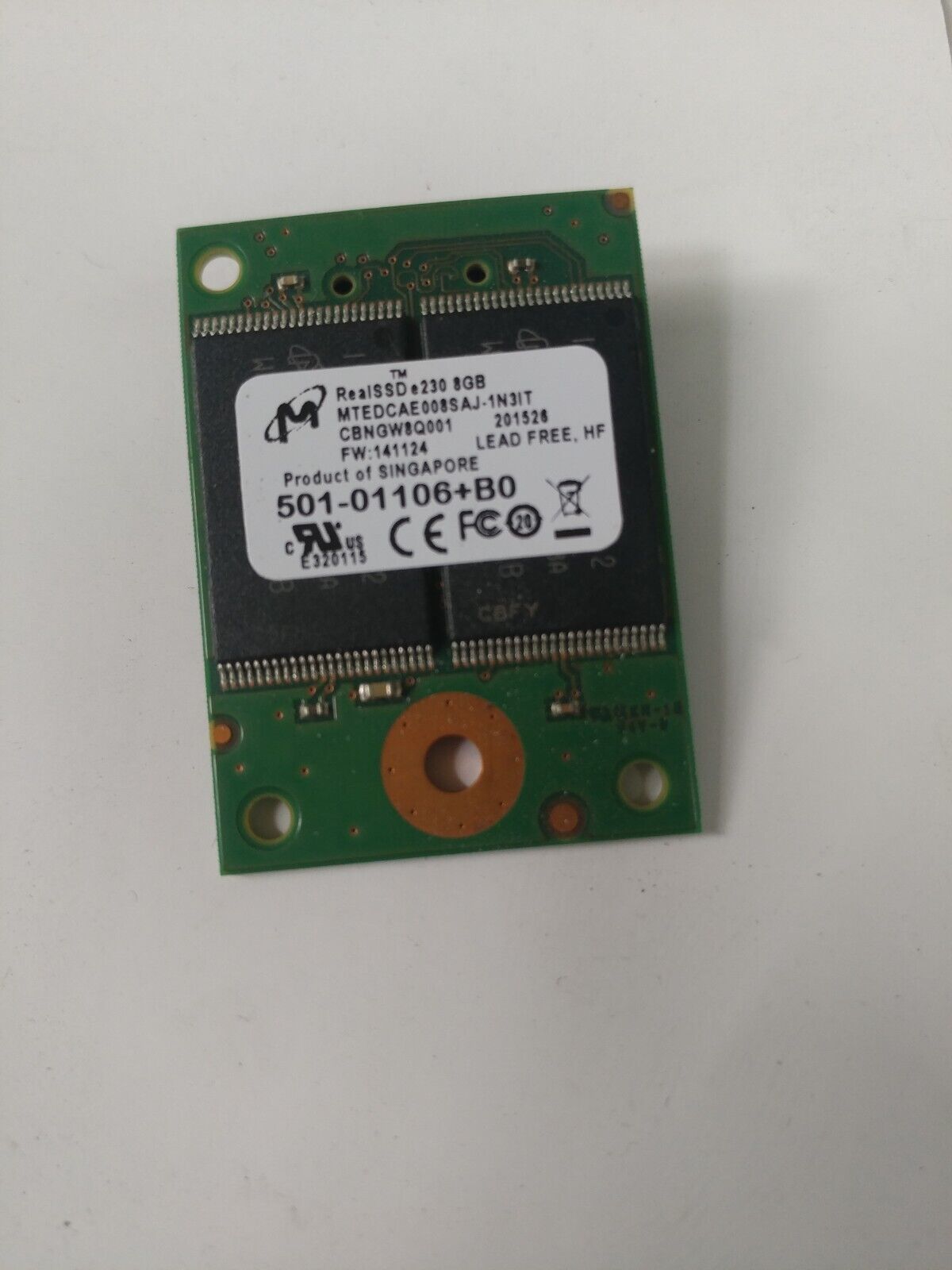 NetApp Micron RealSSD e230 8GB 501-01106 501-01106+B0 MTEDCAE008SAJ-1N3IT SSD