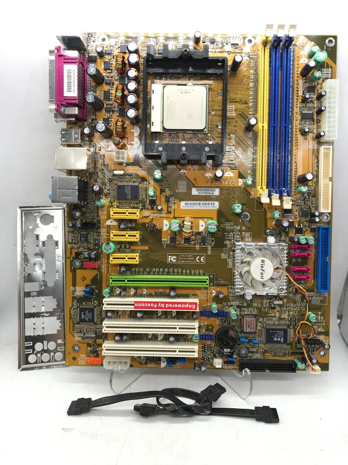 WinFast Foxconn NF4K8AB-RS Motherboard Socket 754 DDR ATX AMD Athlon 64 3200+