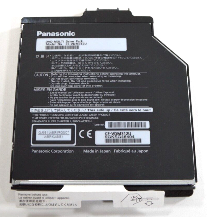Panasonic CF-VDM312U DVD CF-31 Toughbook DVD Multi Optical Disc Drive CF31