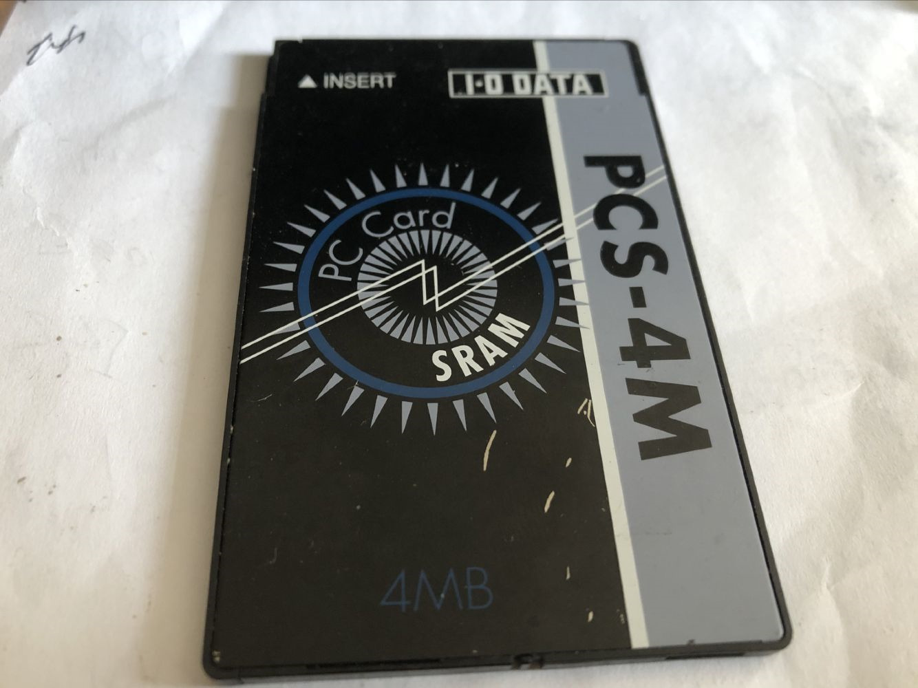 4MB SRAM PCMCIA SRAM Card no battery PCS-4MB