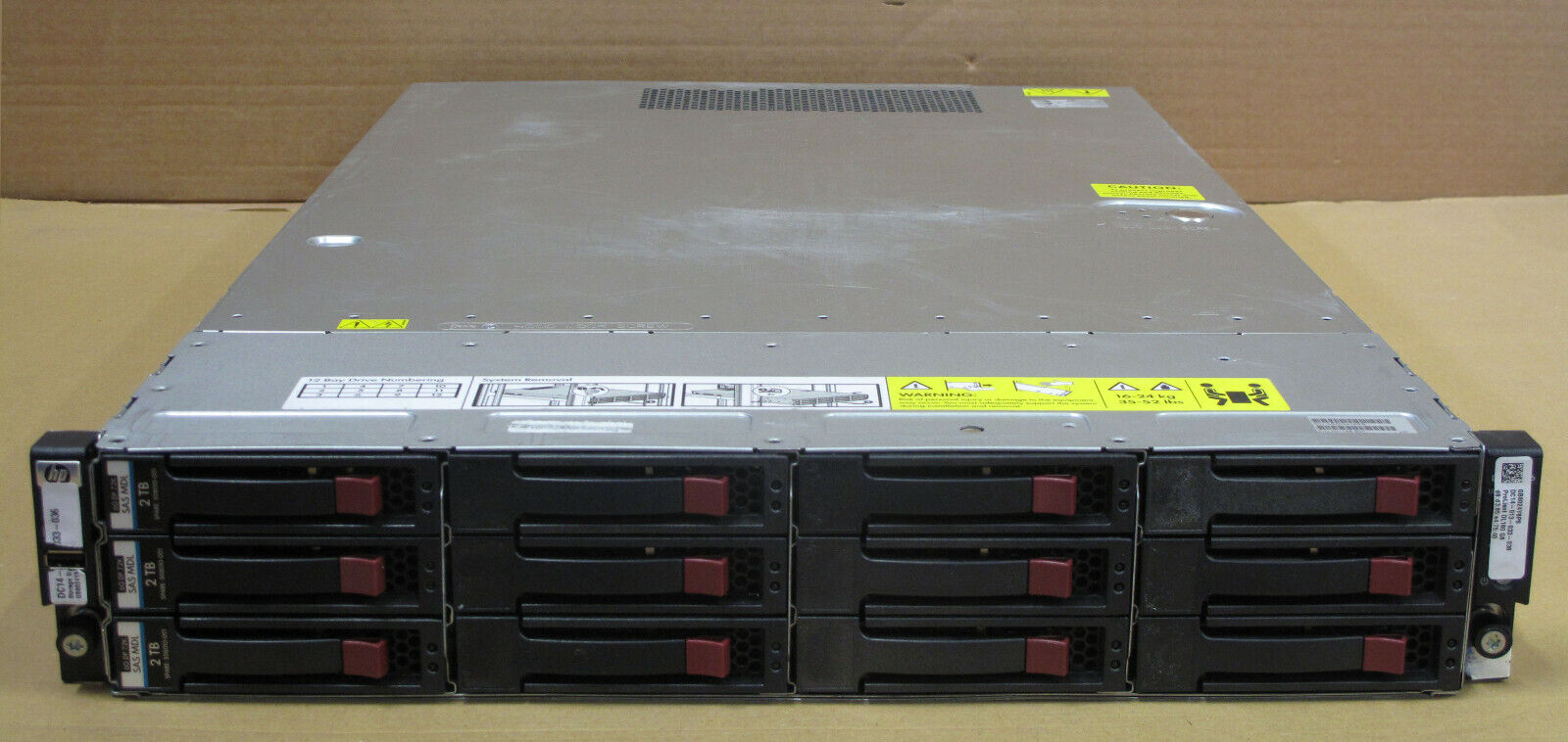HP Proliant DL180 G6 1x E5620 2.4GHz 12GB Ram 6TB HDD P812 2U Server 507168-B21