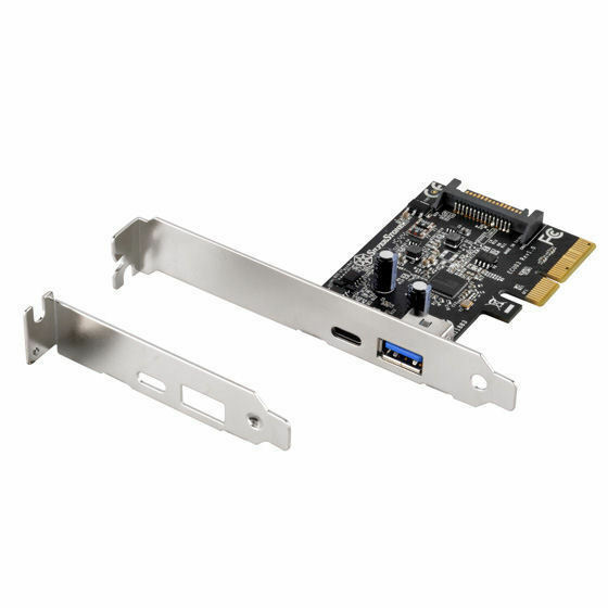 Silverstone ECU03 Low Profile 1 x USB3.1 (A)/USB3.1(C) , PCI-E Gen2.0 x2 Card