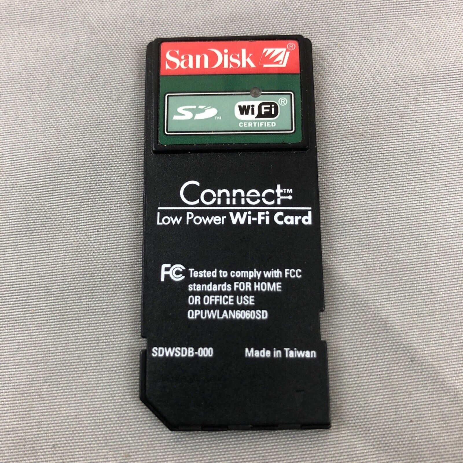 SanDisk Connect Low Power WiFi SD Card SDWSDB-000 Untested