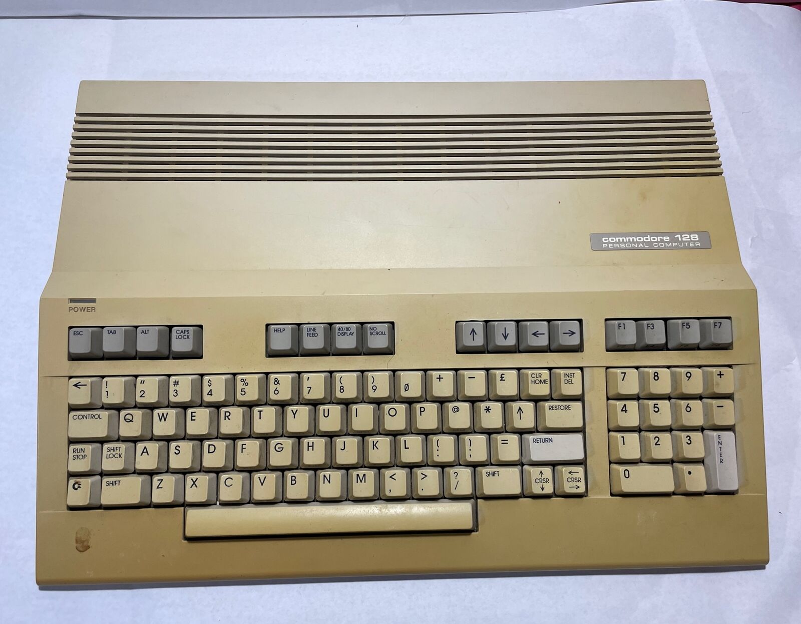 Commodore 128 Personal Computer Works Read Description