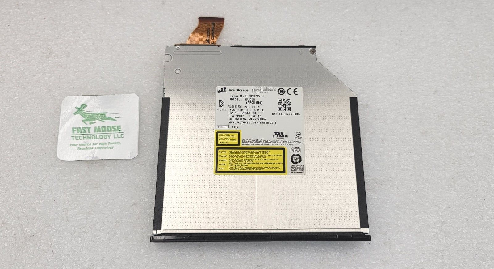 OEM DVD Drive Kit for Panasonic CF-54 Toughbook  CF-WDM542R  w/ribbon connector