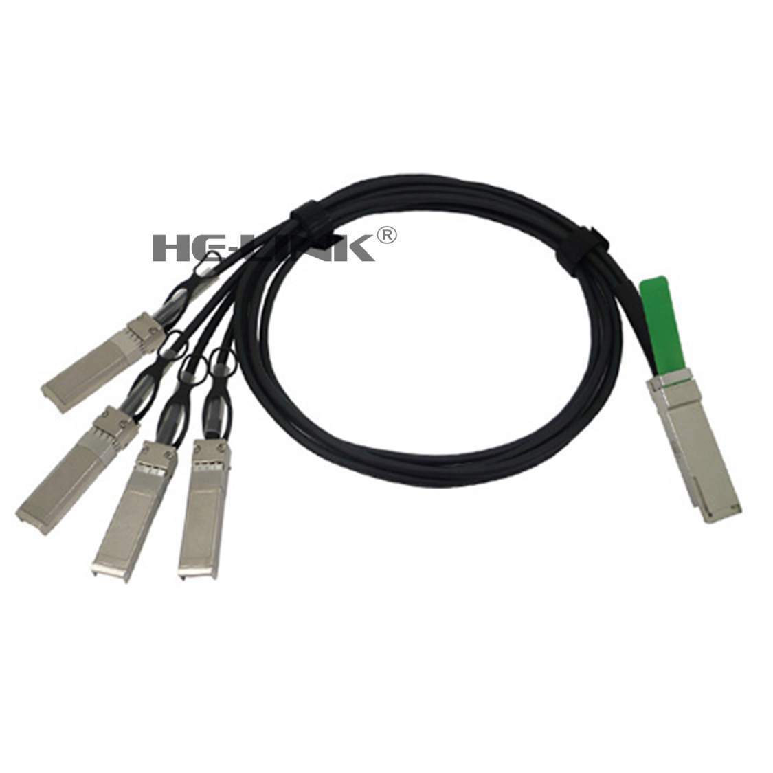 MC2609130-002 Mellanox Compatible 2m QSFP+ to 4SFP+ Passive DAC Cable
