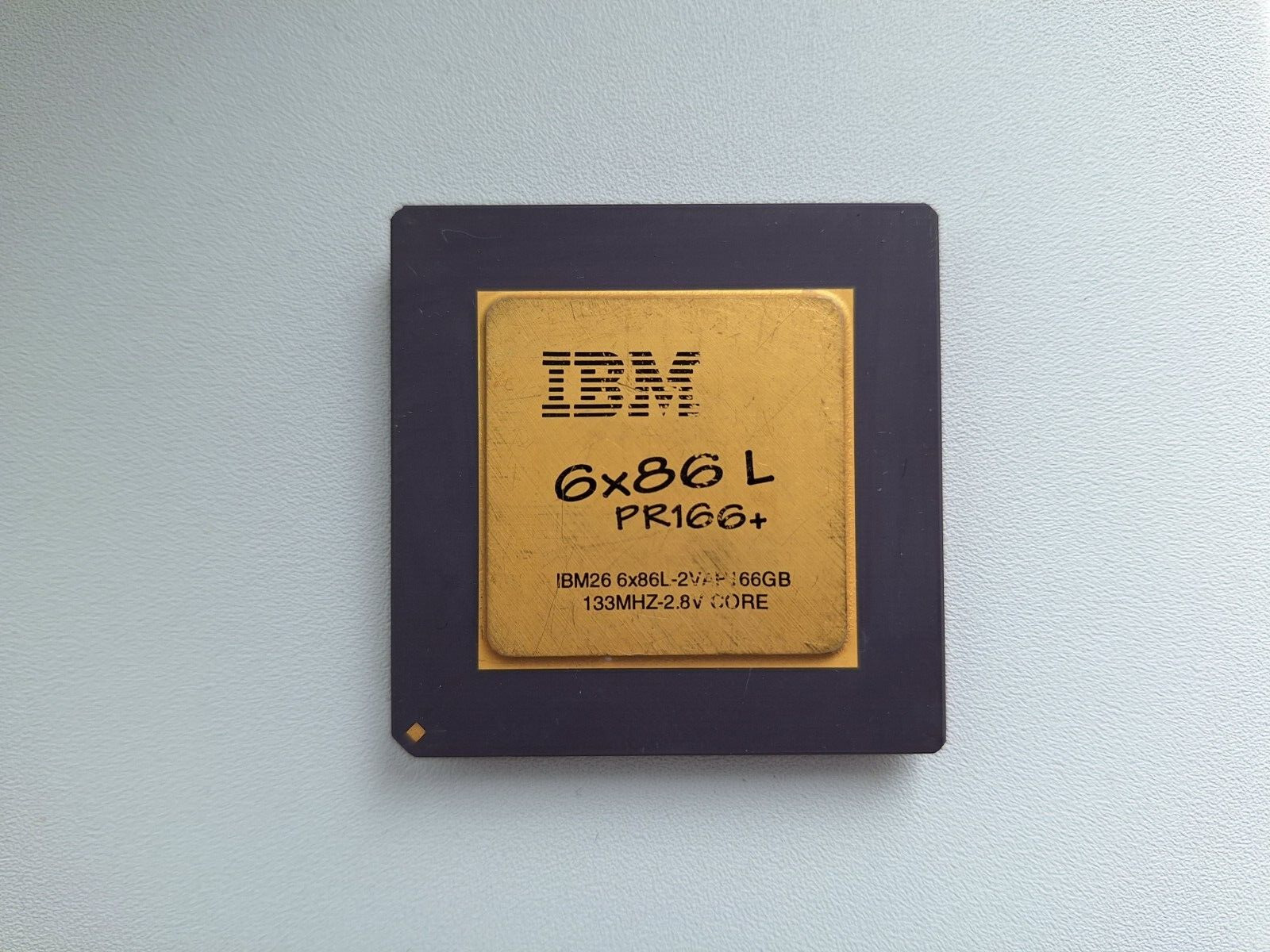 IBM 6x86L PR166+ 6x86L-2VAP166GB 6x86 vintage CPU GOLD # 2
