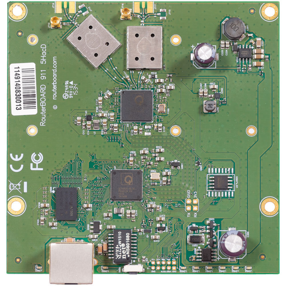Mikrotik New RB911-5HacD-US 5GHz 802.11ac Dual Chain Wireless Card w/MMCX, US