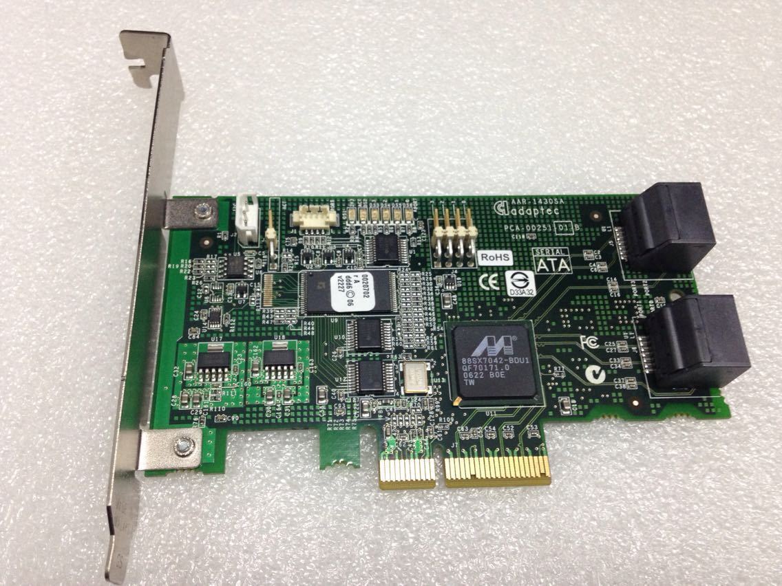 Adaptec AAR-1430SA 4-Port SATA RAID Controller Adapter Card PCI-e
