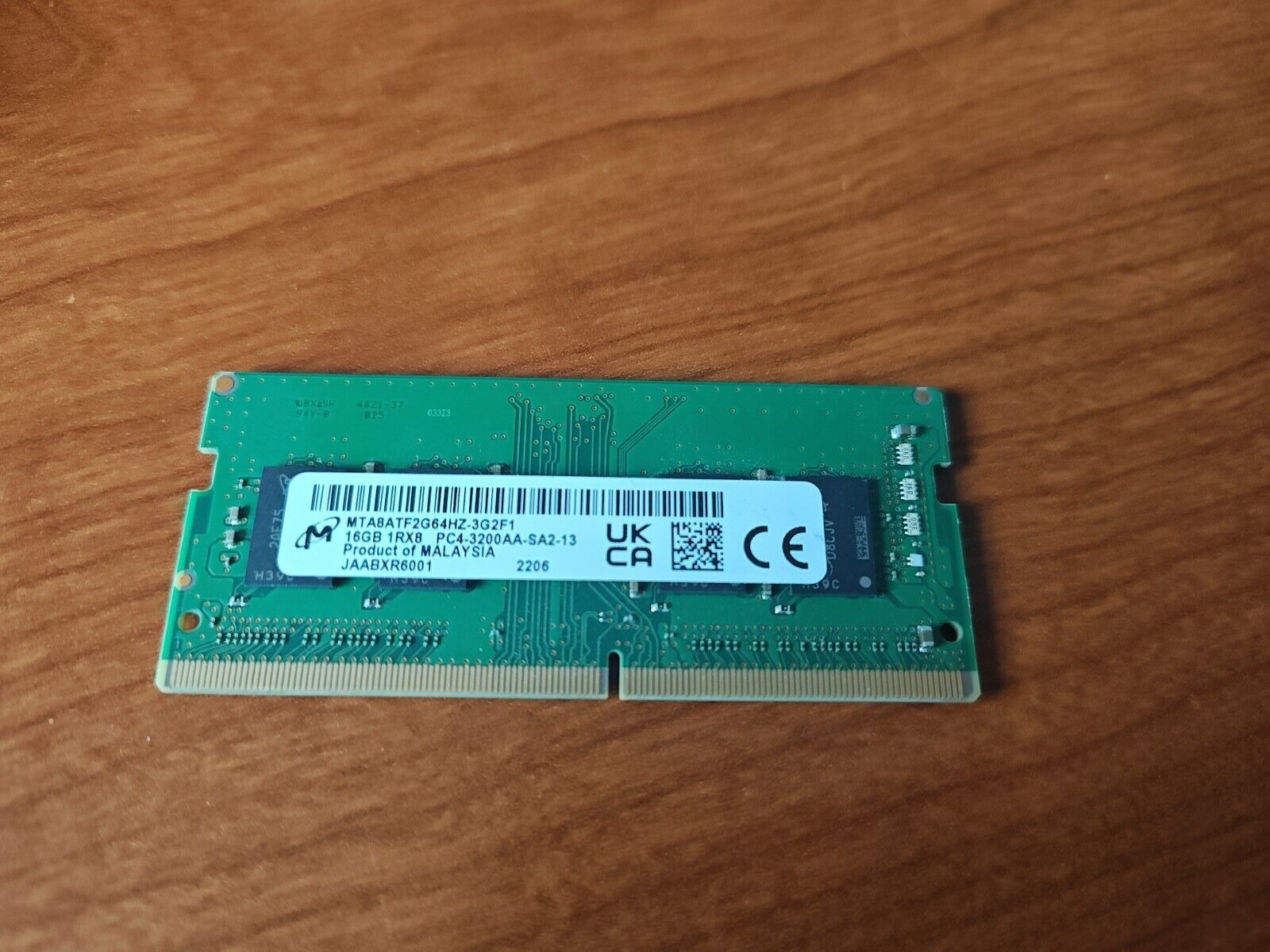 Micron 16GB 1Rx8 PC4-3200AA DDR4 Laptop Memory Ram